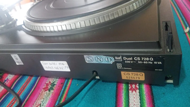 Dual CS 728 Q en Vinilos / Tocadiscos Reproductores de vinilos - foto 4