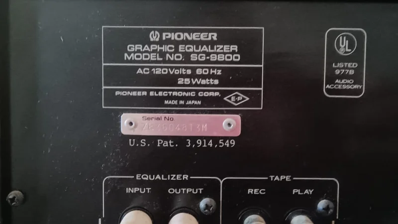 Pioneer SG-9800 en Amplificadores y Receivers Preamplificadores - foto 8