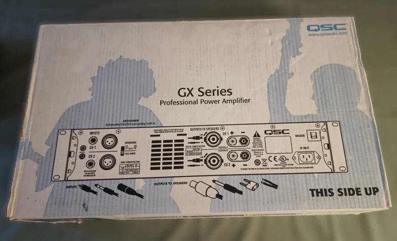 QSC GX3 en Amplificadores y Receivers Power amplifiers - foto 6