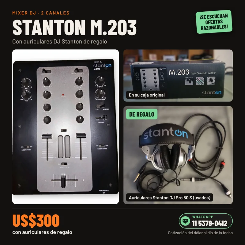 Stanton M.203 en Amplificadores y Receivers Preamplificadores - foto 1