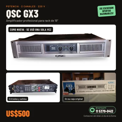QSC GX3 - miniatura 1
